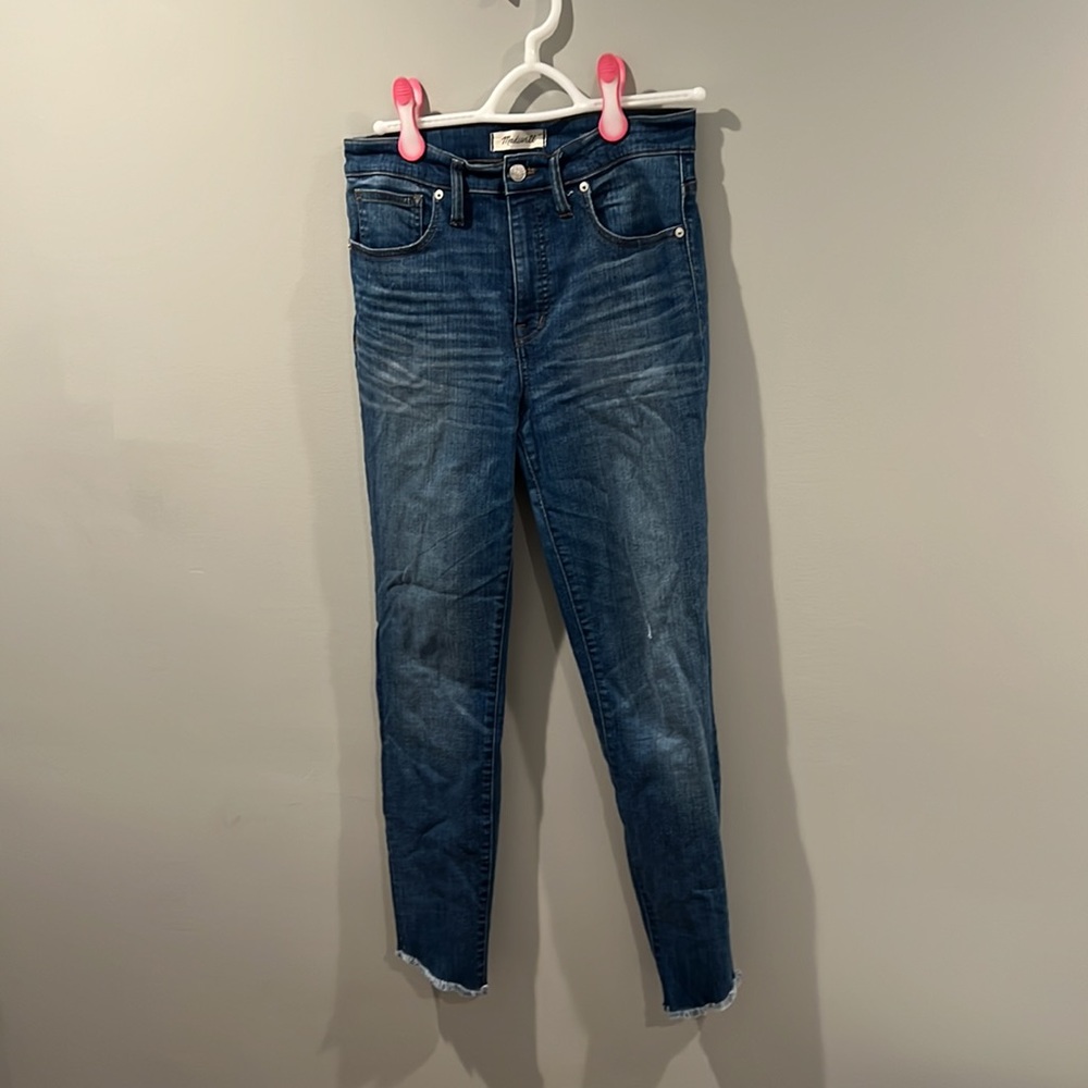 Madewell 10" High-Rise Skinny Jeans: Tulip-Hem Edition - Picture 6 of 9